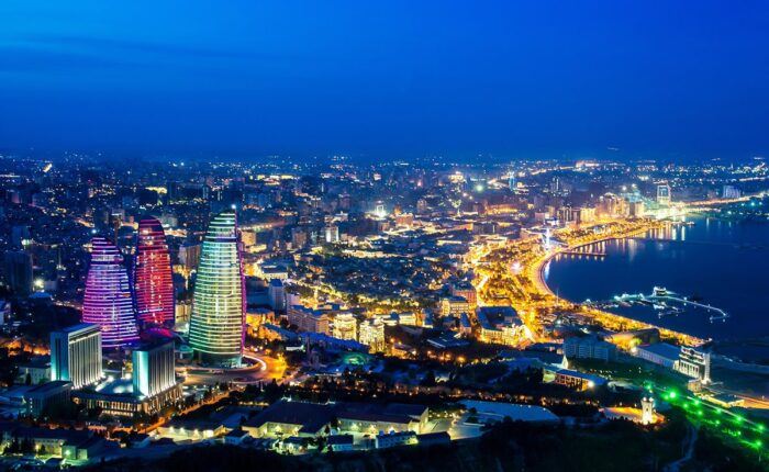 Baku City Night View